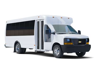 Lightning-emotors-electric-bus-ZEV4-Shuttle-electric-Bus-chevy-pod